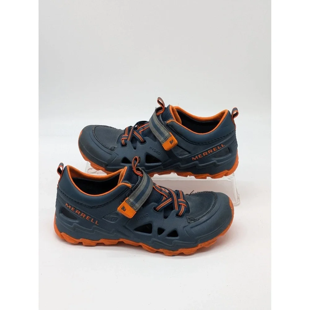 Merrell Hydro 2.0 Boys Water Hiking Shoes Gray Orange Kids Size 2 Trail